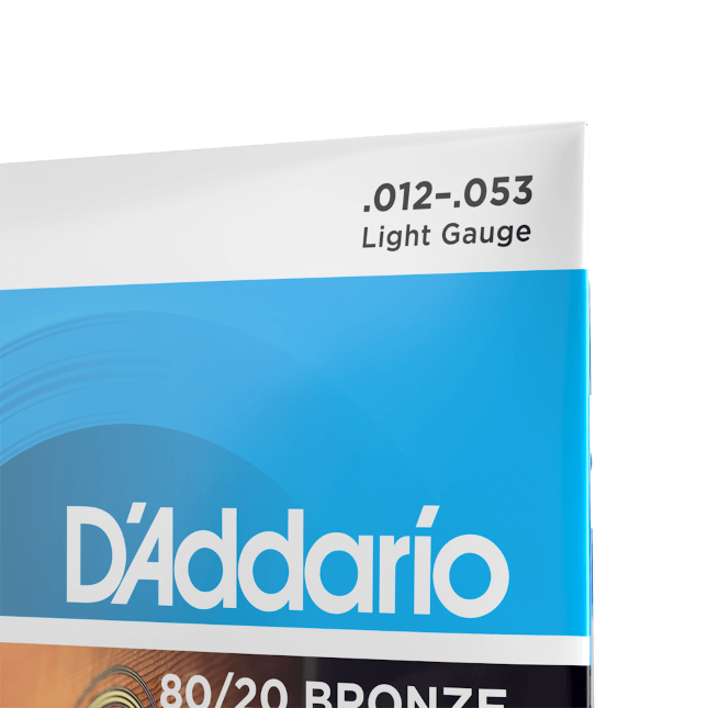 D´addario EJ11 80/20 light na akustickou kytaru